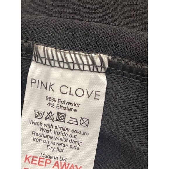 Pink Clove Women Black Long Open Front Crepe Cardigan / Vest Size S NWT - Picture 7 of 8